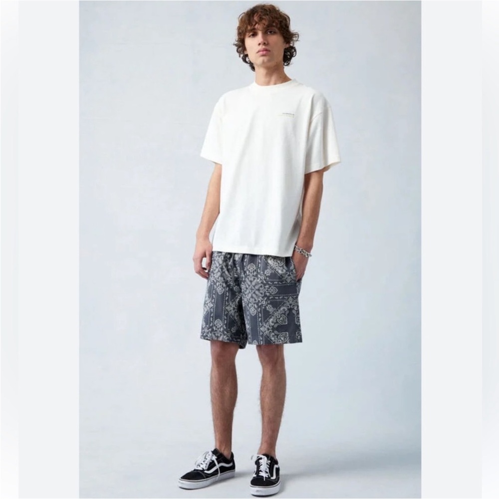 Pacsun eco printed reed volley short